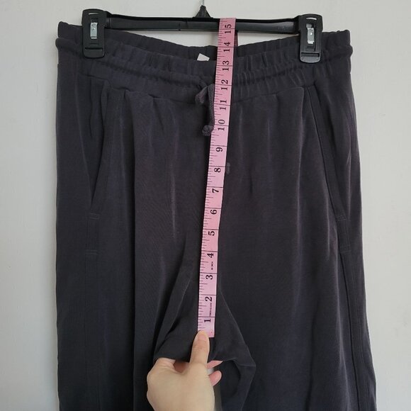 Free People Movement Pull On Long Back Into It Joggers Pants Washed Black Medium - Picture 12 of 17